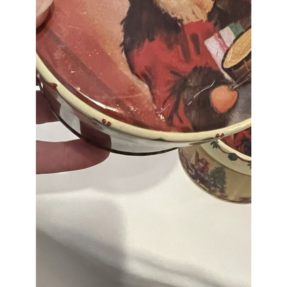 Santa Christmas Toys Nesting Candy Tin Box Storage Containers EUC - Picture 7 of 8